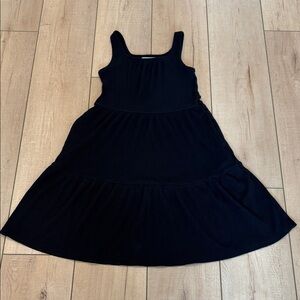 Old Navy Black Sleeveless Kids Dress With Pockets